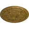 Ekena Millwork Baile Ceiling Medallion (Fits Canopies up to 3 1/4"), Hand-Painted Gold, 20"OD x 1 5/8"P CM20BLGLS - alternate 2